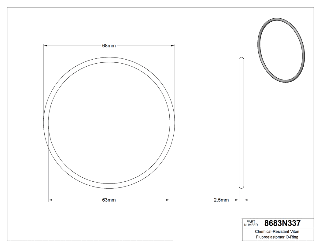 Technical drawing - 8683N337